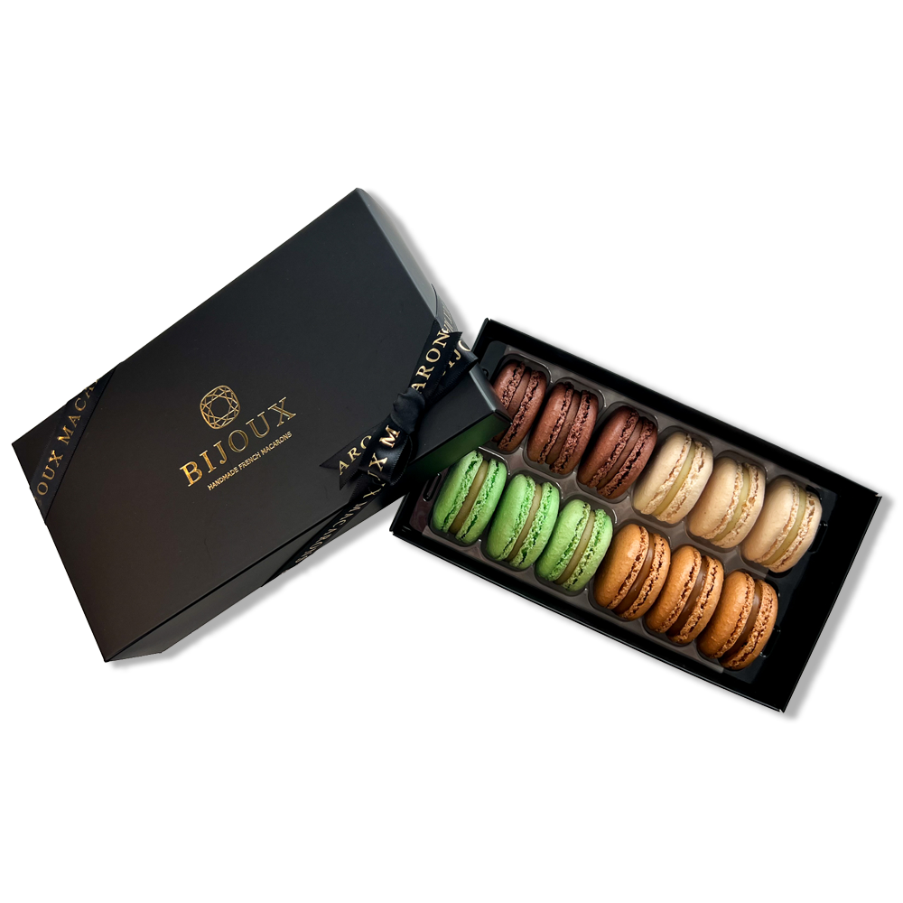 Classic Collection 12 Macarons Gift Box - Authentic French Macarons