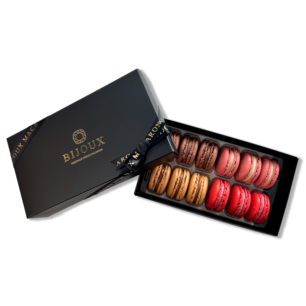 L'Amour Collection 12 Macarons Gift Box - Valentine's Day Gift