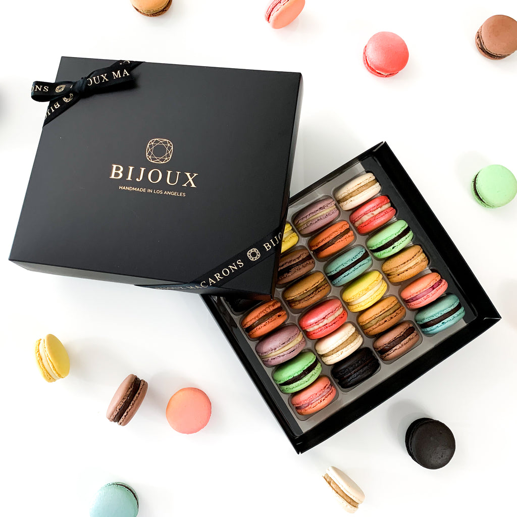 24 Macarons Custom Gift Box – Choose Your Flavors by Bijoux Macarons